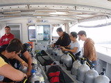 Louie, Maria and Martina on Board gearing up