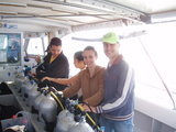 Louie, Maria, Martina and Markus on Board