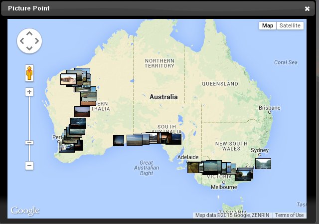 The map image overview